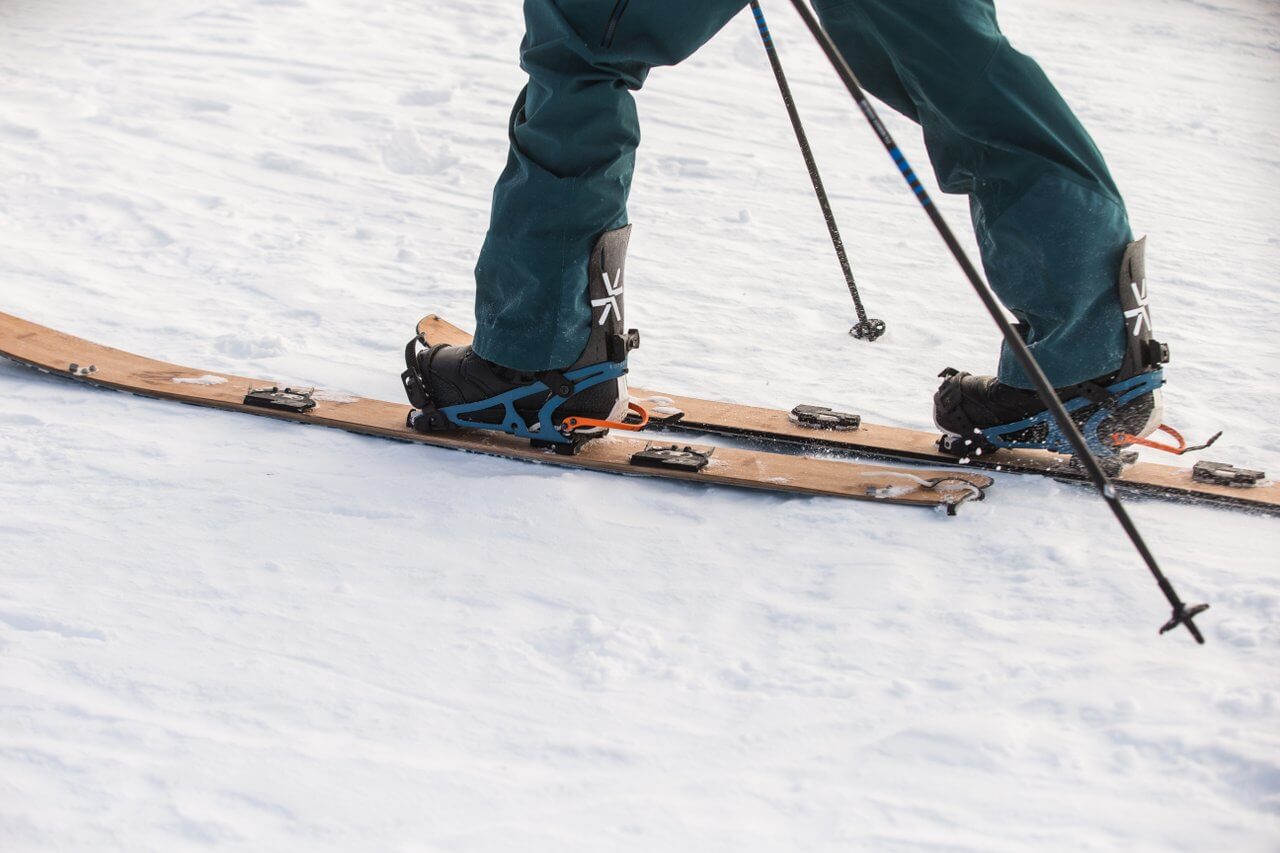 Cross-country skiing in a Sno-Park near Bend, Oregon Cross-country skiing in a Sno-Park near Bend, Oregon
