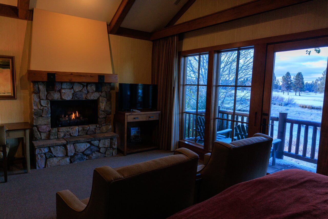 Lodge room at Sunriver Resort in Sunriver, Oregon Lodge room at Sunriver Resort in Sunriver, Oregon