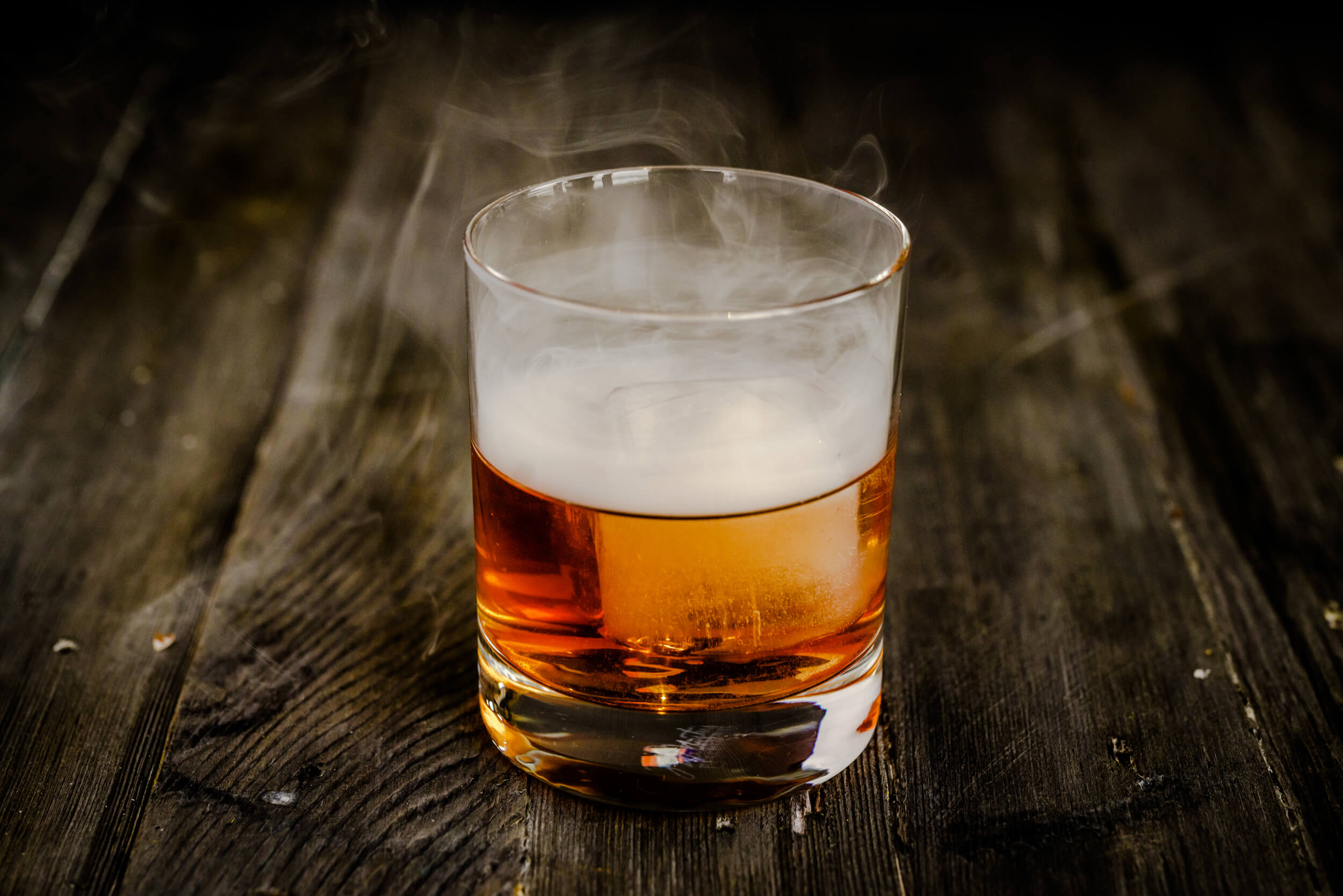 Smoked cocktail at Solomon’s at Tetherow Smoked cocktail at Solomon’s at Tetherow