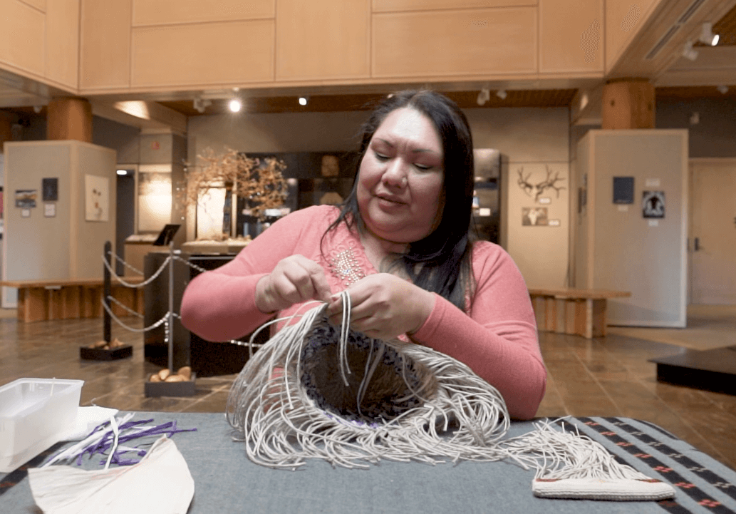 Warm Springs basket weaver Kelli Palmer Warm Springs basket weaver Kelli Palmer